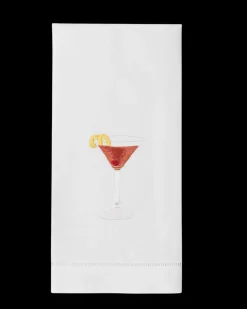 Manhattan Cocktail Hand Towel