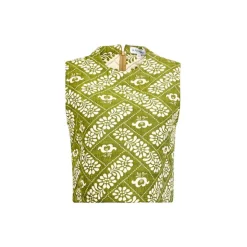 Manning Top in Legacy Jacquard Olive