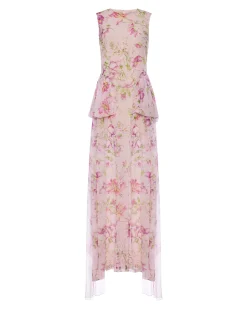 Manon Dress in Quartz Bloom Chiffon