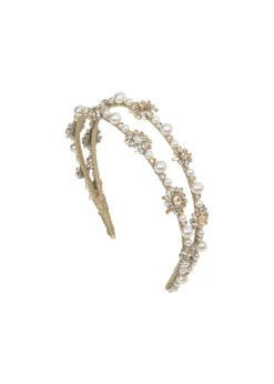 Manon Headband in Crystal Pearl