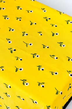 Manzanilla Rectangular Tablecloth in Mustard