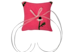 Manzanilla Ring Pillow in Pink