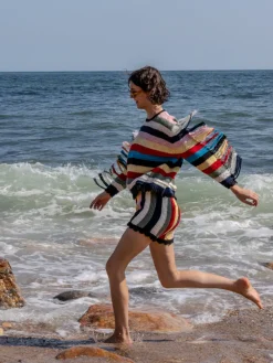 Marathi Crewneck in Stripe Multi