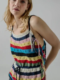 Marathi Tank in Stripe Multi