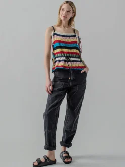 Marathi Tank in Stripe Multi