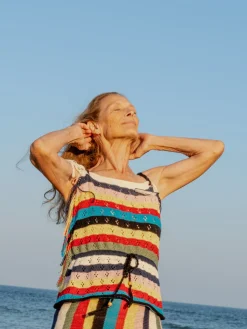 Marathi Tank in Stripe Multi