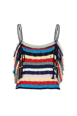 Marathi Tank in Stripe Multi