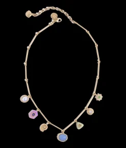 Marbella Charm Necklace in Multi