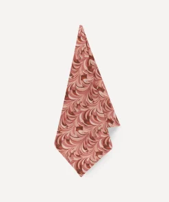Marble Linen Napkin in Pink