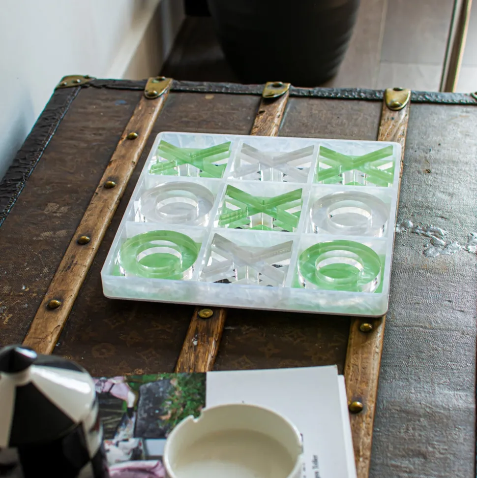 Marble Tic Tac Toe Board