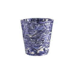 Marbled Ceramic Tumbler in Blue