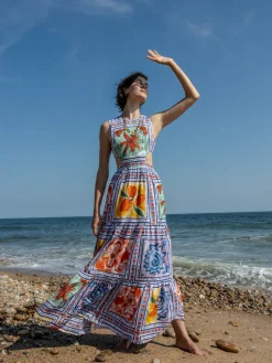 Marcia Dress in Ceramic