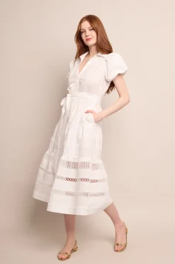 Mardi Dress in White