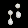 Maren Earrings in White