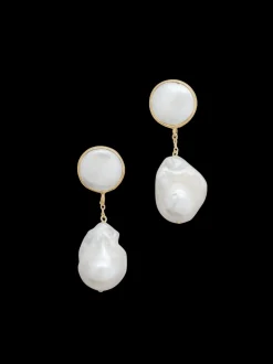 Maren Earrings in White