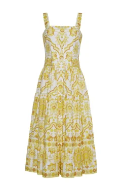 Margarita Dress in Mystic Yellow