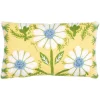 Marguerite Embroidery Pillow in Buttercup