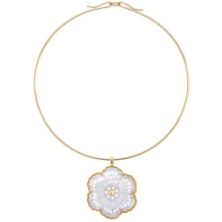 Marguerite Pendant & Neck Wire