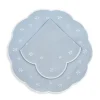 Margueritte Linen Placemats and Napkins, Set of 12 in Blue