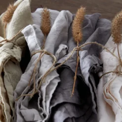 Maria Collection Napkins in Chalk White, Set of 4