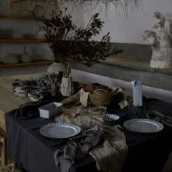 Maria Collection Tablecloth in Dusk Grey