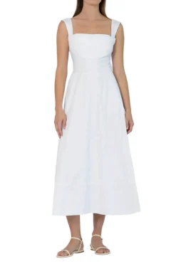 Maribel Dress White