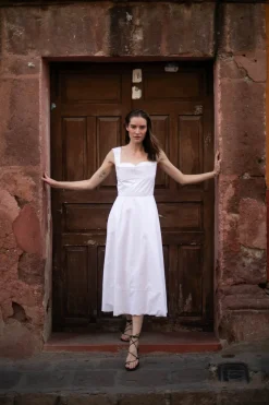Maribel Dress White