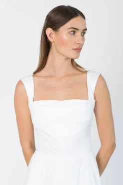 Maribel Dress White
