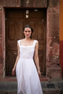 Maribel Dress White
