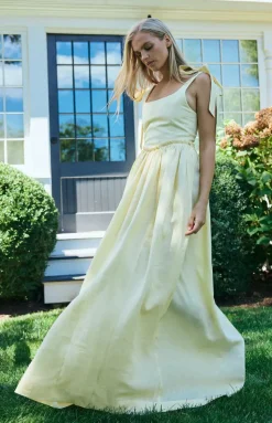 Marie Dress in Butter Yellow