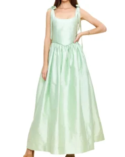 Marie Dress in Pistachio