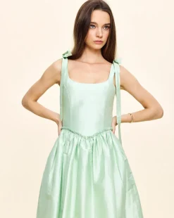 Marie Dress in Pistachio