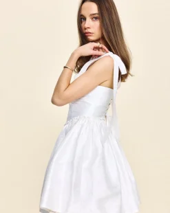 Marie Mini Dress in White