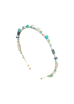 Marietta Headband in Ocean