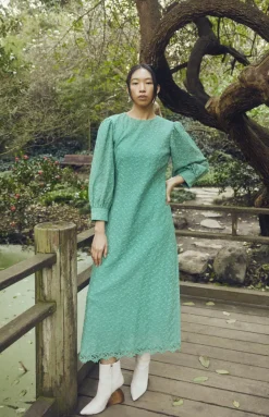 Marina Dress in Marina Green