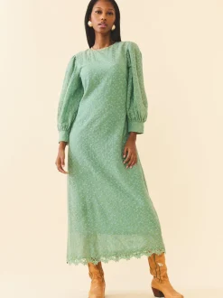 Marina Dress in Marina Green