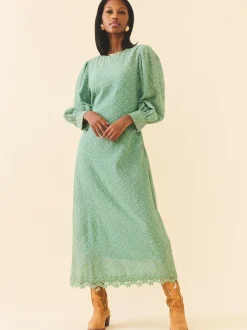 Marina Dress in Marina Green