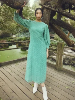 Marina Dress in Marina Green