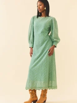 Marina Dress in Marina Green
