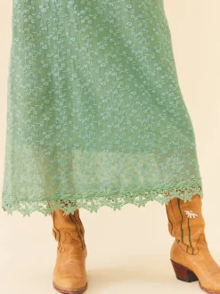 Marina Dress in Marina Green