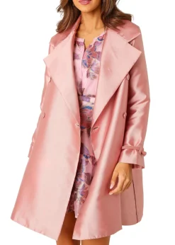 Marisol Coat in Blush Mikado