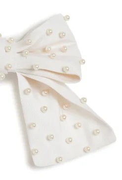 Markarian x Gigi Burris Mitsy Ivory Silk Faille