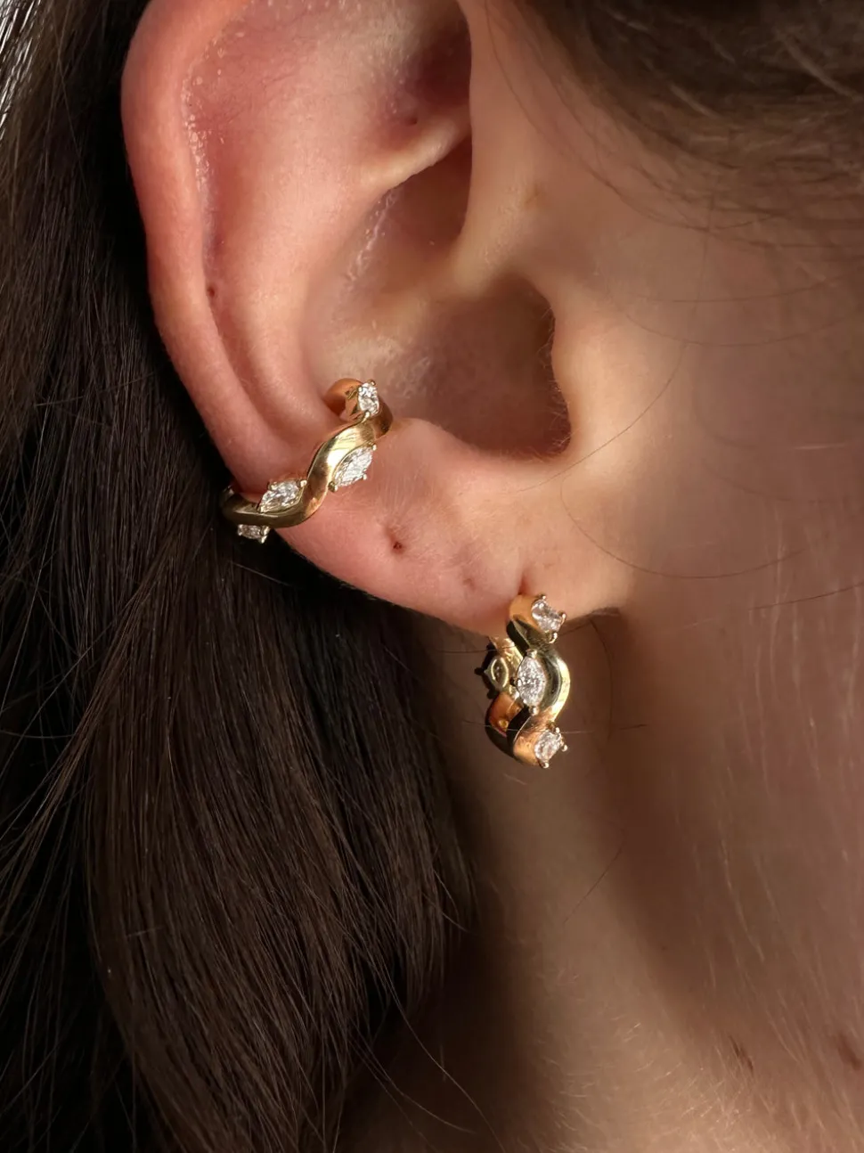 Marquise Constellation Ear Cuff