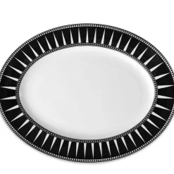 Marrakech Large Oval Rimmed Platter