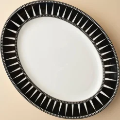 Marrakech Large Oval Rimmed Platter