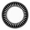 Marrakech Rimmed Dinner Plate Black