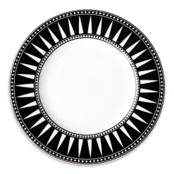 Marrakech Rimmed Dinner Plate Black