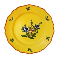 Marseille Dinner Plates in Yellow, Set of 6