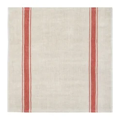 Marseille Napkins in Olive Green & Natural, Set of 4