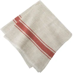 Marseille Napkins in Olive Green & Natural, Set of 4